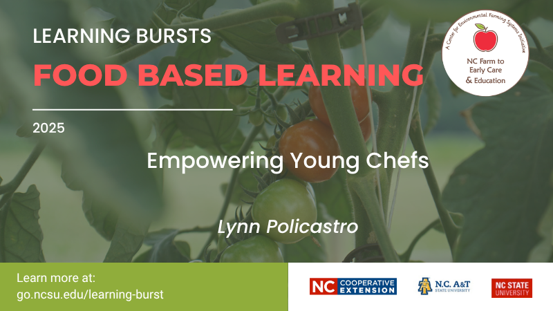 Learning Bursts Empowering Young Chefs graphic