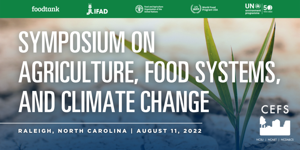 Climate Change Symposium - August 11 2022 in Raleigh, NC
