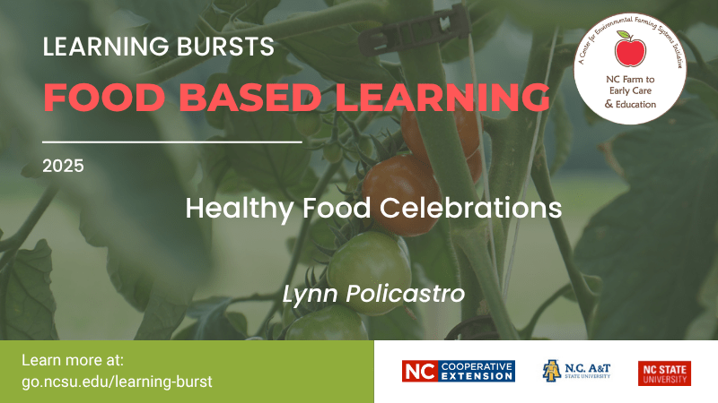 Learning Bursts Healthy Food Celebrations graphic