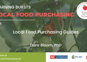 Learning Bursts Local Food Purchasing Guides graphic