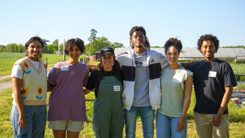 young people standing