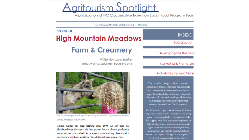 High Mountain Meadows Spotlight